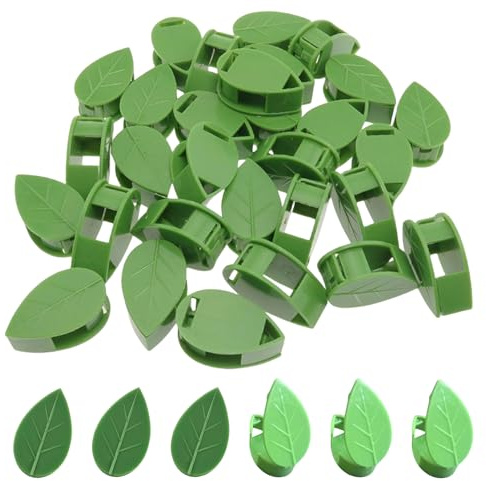 60 Stück Pflanzenclips für Kletterpflanzen,Selbstklebende Pflanzenhalter für Pflanzenwand,Pflanzenklammern zur Befestigung von Pflanzen für Pflanzen Clips Wand&Rankhilfe Wand für Garten&Innenbereich