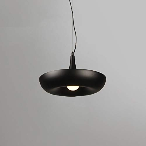 Nordic Aerial Flower Pot Chandelier Creative Personality Cafe Bar Plant Potted Plants Hang Light Kitchen Island Restaurant Cafe Chandelier E27 Clothing Store Ceiling Pendant Light (Color : Black)
