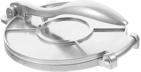 TOYZFRIENDY Aluminiumlegierung Tortilla Presse Rundform Gleichmäßiger Teigdruck Küchenhilfe Quesadilla Maker Für Mais Weizenteig Einfache Handhabung