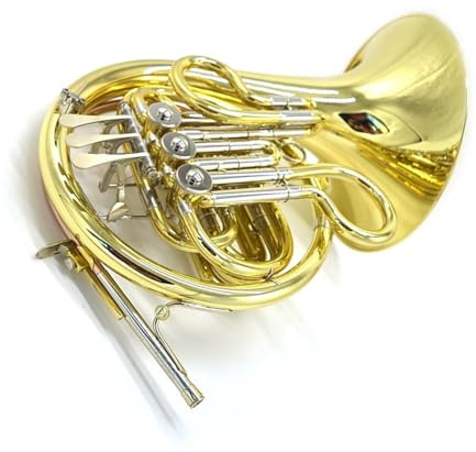 Professionelles Einreihiges Waldhorn Waldhorn Instrument F Tonart Phosphorbronze-Mundstück Für Anfänger