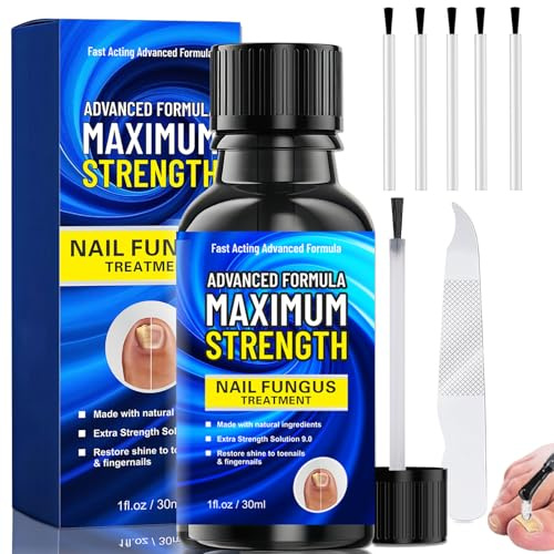 Fungal Nail Treatment Extra Strong Nail Fungus Treatment for Toenail & Fingernail, Fungal Nail Repair Solution with Nail Softener, Promotes Healthy Nail Growth, 30ML