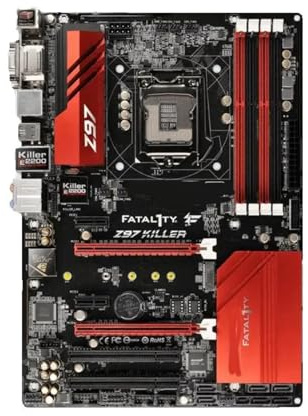 Placa Madre Fit For ASRock Fatal1ty Z97 Killer LGA 1150 Compatible con I7-4790K I7-4770K I5-4690K I5-4670K CPU 4xDDR3 3200 MHz 2xM.2 HDMI ATX
