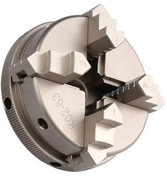 Portabrocas de torno de madera autocentrante de alta precisión - Portabrocas de desplazamiento manual de 4 mordazas y 3 mordazas for carpintería(K01-63)