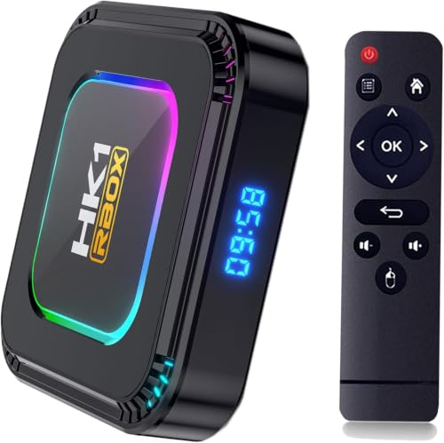 Android 13.0 HK1 Box K8 4GB RAM 64GB ROM Supporto Dual-WiFi 5G 2.4G WiFi BT 5.0 RK3528 Quad-Core 3D 6K Ethernet LAN 100M Video Box