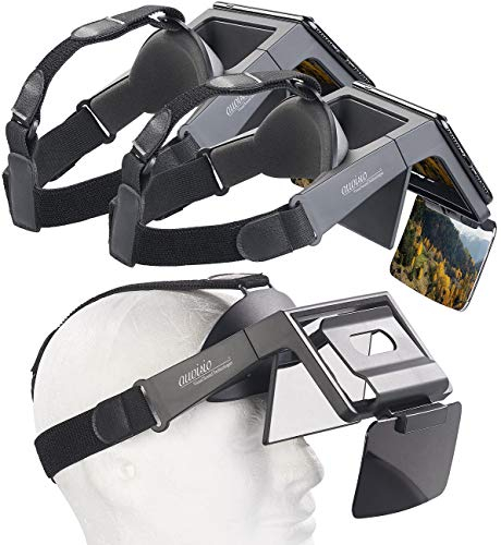 auvisio AR Brille: 2er-Set Augmented-Reality- und Video-Brillen für Smartphones, 69° (Kamera Brille, Smart Glasses, Kinder Geschenkideen)
