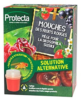 Protecta - Piège Mouche des Fruits Rouges Drosophila Suzukii