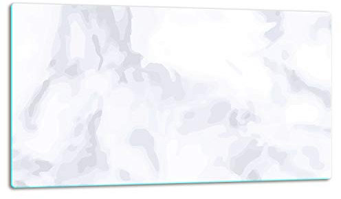 TMK ArtDeko – Schneidebrett Glas – Glasschneidebrett für die Küche 52x30 cm – Robust, Hygienisch & Rutschfest – Glas Schneidebrett – Zusätzliche Arbeitsfläche – Vielseitige Nutzung