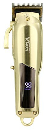 VG R Beauty Hög-effektiv LCD-display-hårklippare V-278 (guld)