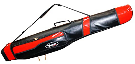 Rutenfutteral YORK Black&Red Rutentasche Futteral 130/145/160cm 3 Fächer TOP ! (145cm)