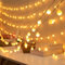 AUAUY Guirnalda Luces Exterior, 6M 40LED Guirnalda Luces Interior, Luces Navidad Exterior Guirnalda Luces Decoracion Habitacion Luces Habitacion para SalóN de Bodas Fiesta en el JardíN (Blanco CáLido)