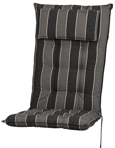Auflage Hochlehner Sylt 20540-610 anthrazit gestreift 119x50x8 cm Sun Garden