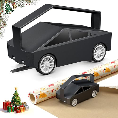 ARYOUGIFT Wrapping Paper Cutter, Christmas Birthdays Party Gift Wrap Cutter with 5 Replaceable Blade Sets, Gift Wrapping Paper Car Cutter and Cutter Tool Slidding Slicing