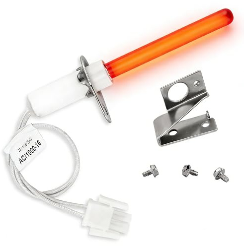 903110A 903110 Furnace Hot Surface Ignitors With Plug Fit for Nor-dyne Furnace, Universal Silicon Nitride Hot Surface Igniter Repalce 632504, 632313 by Fetechmate, 120V Furnace Igniters - 1 Year
