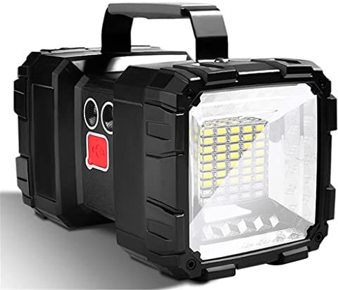 HHOZsafety Lampe de Poche à LED Rechargeable à Double tête, Lampe de Travail, projecteur, éclairage extérieur
