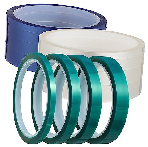 SOLUSTRE 12rolls High Temperature Tape Adhesive for Electronics Printing Circuit Board Diy Craft