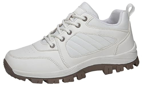 Scarpe da trekking resistenti all'usura con tomaia in pelle, comode scarpe da trekking con suola morbida per alleviare il dolore, scarpe da ginnastica leggere, scarpe da ginnastica