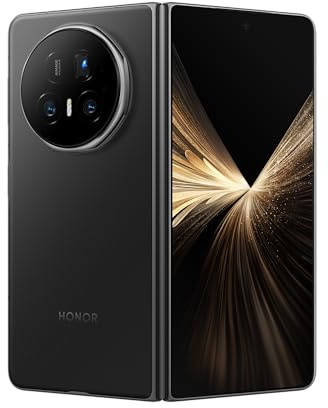 HONOR Magic V5 Smartphone Plegable, Pantalla 7,95 Pulgadas 120Hz, Batería 5820mAh, Almacenamiento 16+512GB, Snapdragon 8 Elite, Arte del Diseño Plegable, Android 15 (Black, 512, GB, 16, GB)