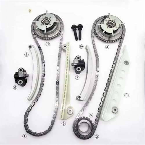 Kit De Cadena Distribución Para Ford RACING 4.6-X(281) SOHC V8 05-10 3V, Accesorios Y Piezas Para Motor Automóvil Reparar
