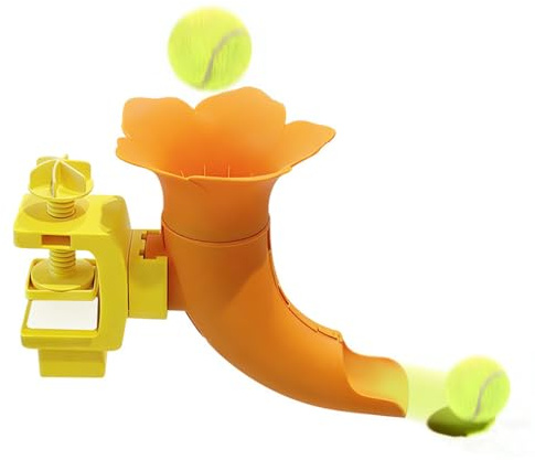 Generico Lanciapalle per Cani - Noia Interattivo, Design Imbuto Tromba, Base Morsetto Regolabile 5.5cm, Giocattolo Riporto ABS | per Proprietario Animale Appartamento Occupato