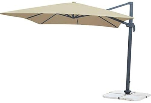 1 PZ OMBRELLONE PALO LATERALE TOP DOMUS ALLUMINIO/POLY ECRU MM 77X53 MT 3X4