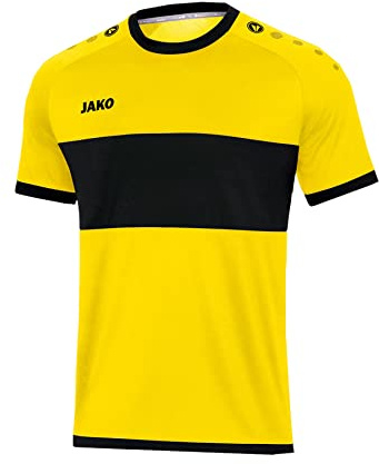 JAKO Herren Trikot Boca (Kurzarm), Citro/Schwarz, L