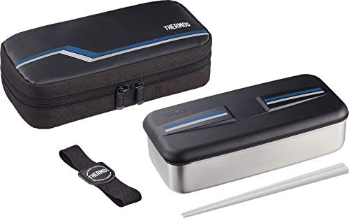 Thermos DSD-704 L-BK Fresh Lunch Box, 23.7 fl oz (700 ml), Line Black