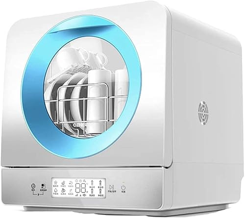 Compact Countertop Dishwasher, Freestanding Table Top Dishwashers, 6 Adjustable Programs, Energy Efficient Design, Low Noise Level, Luxurious Touch Panel [Energy Class A ]