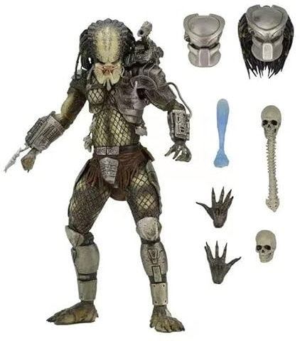 REOZIGN Predator-Figur, Dschungeljäger-Actionfigur, 18 cm, PVC-Charaktersammlungsvorlage, Bürodekoration, Geschenk