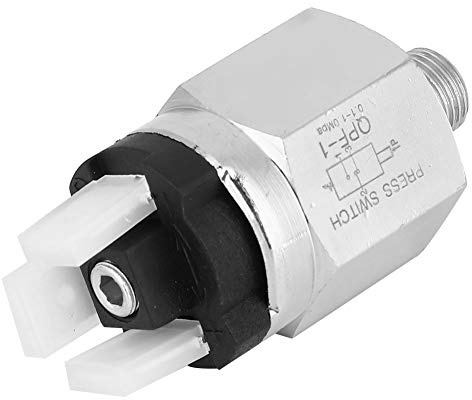 Einstellbarer Druckschalter G1/8 Zoll NC/NO 0,1~1 MPa Schalter AC 48 VAC/DC Einstellbarer Druckschalter