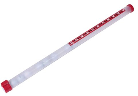 cadciehe Golf Ball Retriever for Holding 21 Balls Professional Picker Golf Ball Shag Tube Plastic Release Retrievers Collector Practice Pick-up Sucker Tool, 35.8 Inch