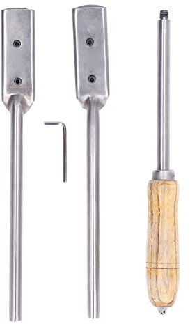Escofina flotante dental de 4 piezas, kit dental equino con lima de dientes de caballo, ángulo recto ajustable, alta flexibilidad, pulido fino, superficies más suaves, kit dental equino for granja ani