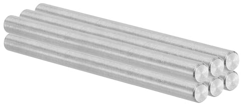 PATIKIL PERNO CILINDRICO IN ACCIAIO INOX 6mm x 90mm 6 Pezzi Puntelli In Acciaio Inox 304 Supporto Mensole Elementi Di Fissaggio Metallico Componente Per Montaggio Mobili Argento