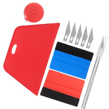 NUOBESTY Completo De Herramientas Para Instalar Tapiz Kit De Raspador y Escobilla Para Alisar Multipropósito