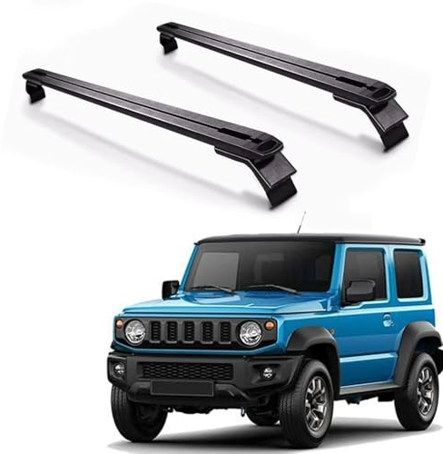 GVFNFE Lot de 2 Barres transversales de Toit en Aluminium pour Suzuki Jimny 2019-2024