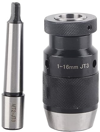 JT3 Drill Chuck & Mt2 Straight Shank Arbor-selbstverkleidetes Schlüsselfutter für Bohrungen, Geeignet für Hochleistungs-CNC-Drehmaschine/Mahlen
