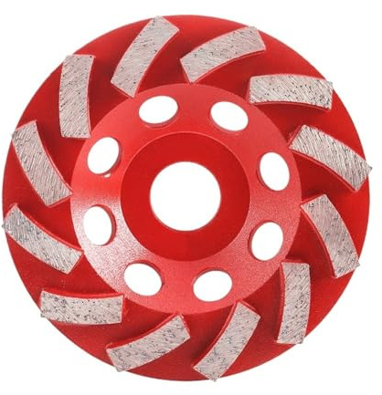 Trohollis Schruppscheibe,Schleifscheiben Durchmesser 4,5 Zoll (115 mm) Diamant-Schleiftopfrad Beton, Schleifscheibe segmentiertes Turbo-Schleifscheibenrad