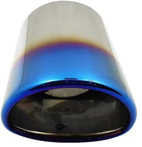 Terminale Scarico Tubo Punta Per Q5 V70 Silenziatore Sistema Di Scarico Auto Punta Tubo Coda Gola Accessori Auto Tubi Finali Auto(Bl-ue)