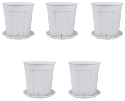 LIXSAZSE Las macetas de orquídeas ventiladas con múltiples Orificios de Drenaje para un Crecimiento óptimo Pueden Limpiar Muebles y Pisos. Macetas Interior