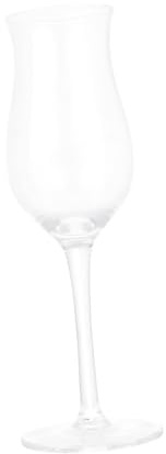HOLIDYOYO Whiskey Tasting Glass Transparent Wine Goblet Brandy Snifter Smooth Surface for Wine Tasters Family Gathering Camping Party Bar Use