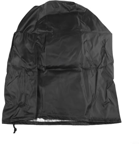 Zilimontt Housse de bouteille de gaz imperméable en polyester pour barbecue ou réservoir de propane - Sac de protection anti-poussière avec dessus élastique - Noir - 31 x 59 cm
