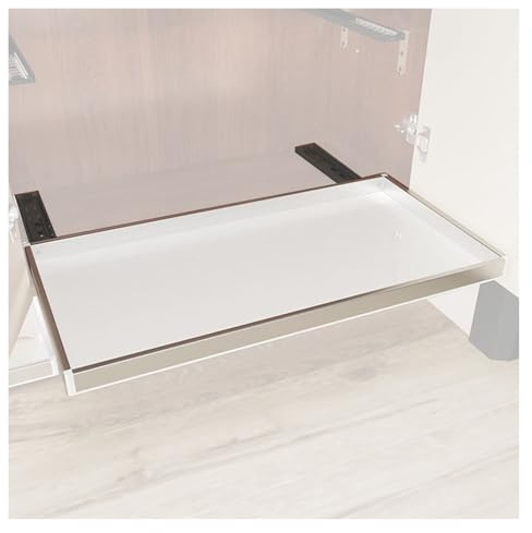 YJEUZCD Herausziehen Schuh Gestell Kabinett Veranstalter, Schrank Gleitschiene Regal, Herausschieben Schubladen Tablett Küche Speisekammer Eingang Schlafzimmer Kleiderschrank(34.2x30cm)