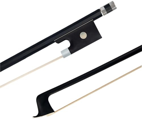Musikliebhaber Geigenbogen Kohlefaser Geigenbogen Rosshaar 4/4 3/4 Full Size Professionelles Musikinstrumentenzubehör(3/4)