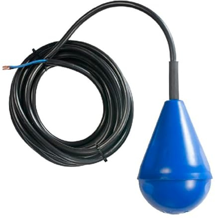 Regolatore di Livello E-FLY a Ribaltamento, Interruttore Galleggiante per Acque Reflue e Turbolenti, Regolatore di Livello, Made in Italy (10 mt Neoprene)