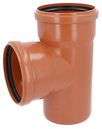T-Stück Kunststoff HT-Rohr Installation Abwasser 160 mm Orange Varianten NEU (160 mm x 160 mm x90°)
