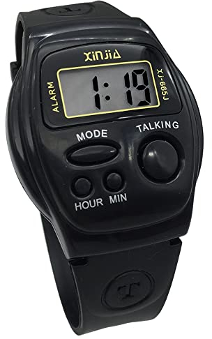 VISIONU Nergo Reloj Parlante en Español para Ciegos, Niños, y Los Ancianos, Deportes Electrónicos Hablar Relojes Gatget Regalo 665SP-ES