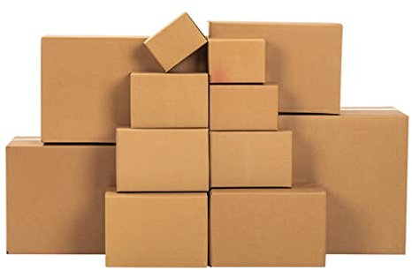 BBGS Umzugskartons 100 Stück Verdickung Kartons, Wandkarton Umzugs- und Lagerboxen Umzugskarton für Versandverpackungen (Color : 5-Layer, Size : 290x170x190mm)