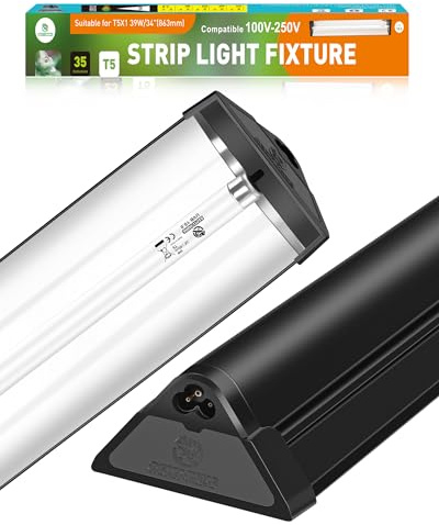 REPTI HOME T5 UVB Lampe Terrarium, Reptilien Lampe 39W UVA UVB 10.0, T5 UV Leuchtstoffröhre für Schildkröte, Bartagamen, Eidechsen, Schlangen, Geckos