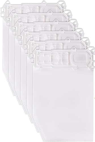 6 sacchetti per aspirapolvere compatibili con Vorwerk Folletto VK 135 136 135SC VK135 VK136 FP135 FP136 FP135