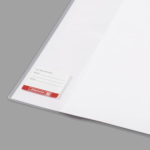 Brunnen Buchumschlag Buchhülle für Buchhöhe 26,5cm (12 Buchschoner + 3 Umschläge für Workbooks)