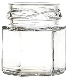 Pots De Confiture Bocaux en verre de 25/35/45ml, 2 pièces, Mini récipient de confiture de Ketchup au miel, bouteille de distribution vide Portable de cuisine avec couvercle Bocaux De Conservation(Colo